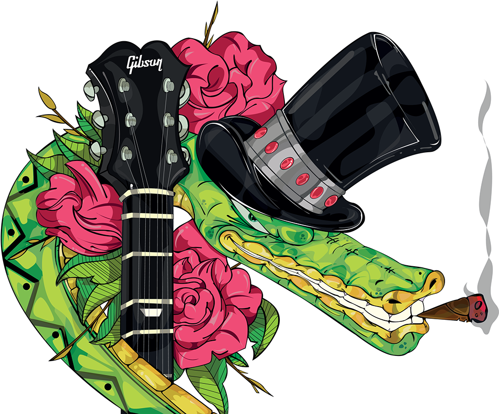Tattoo Design - Slash´s Snakepit - Design (1200x812), Png Download