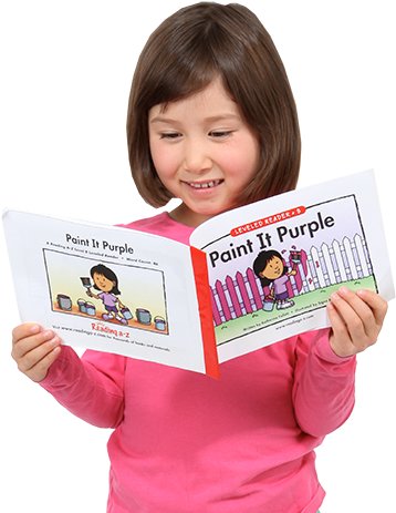 Raz Product Banner Girl - Asian Kids Reading Png (480x480), Png Download