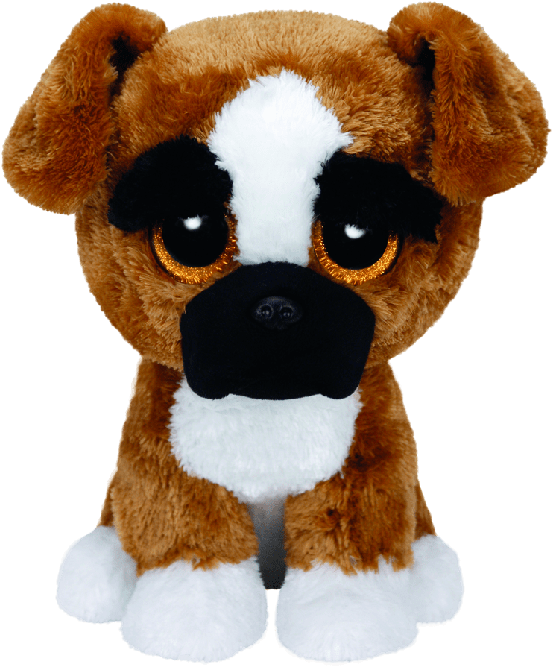 Brutus The Boxer Dog - Brutus Beanie Boo (650x671), Png Download