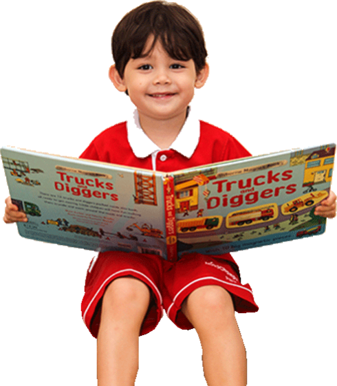 Getting Aussie Kids To Realise Their Full Potential - Child Reading (490x561), Png Download