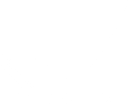 Toggle Navigation - Honda Motorcycle Logo White (448x361), Png Download
