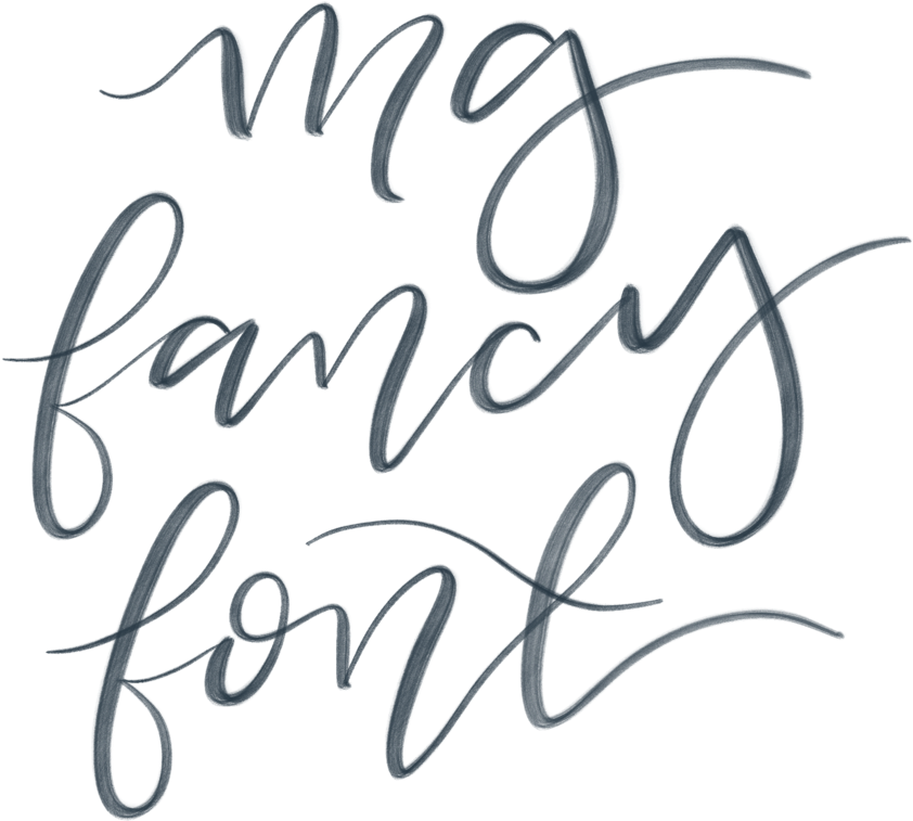 Mg Fancy Font Square Logo Navy - Calligraphy (1000x1000), Png Download