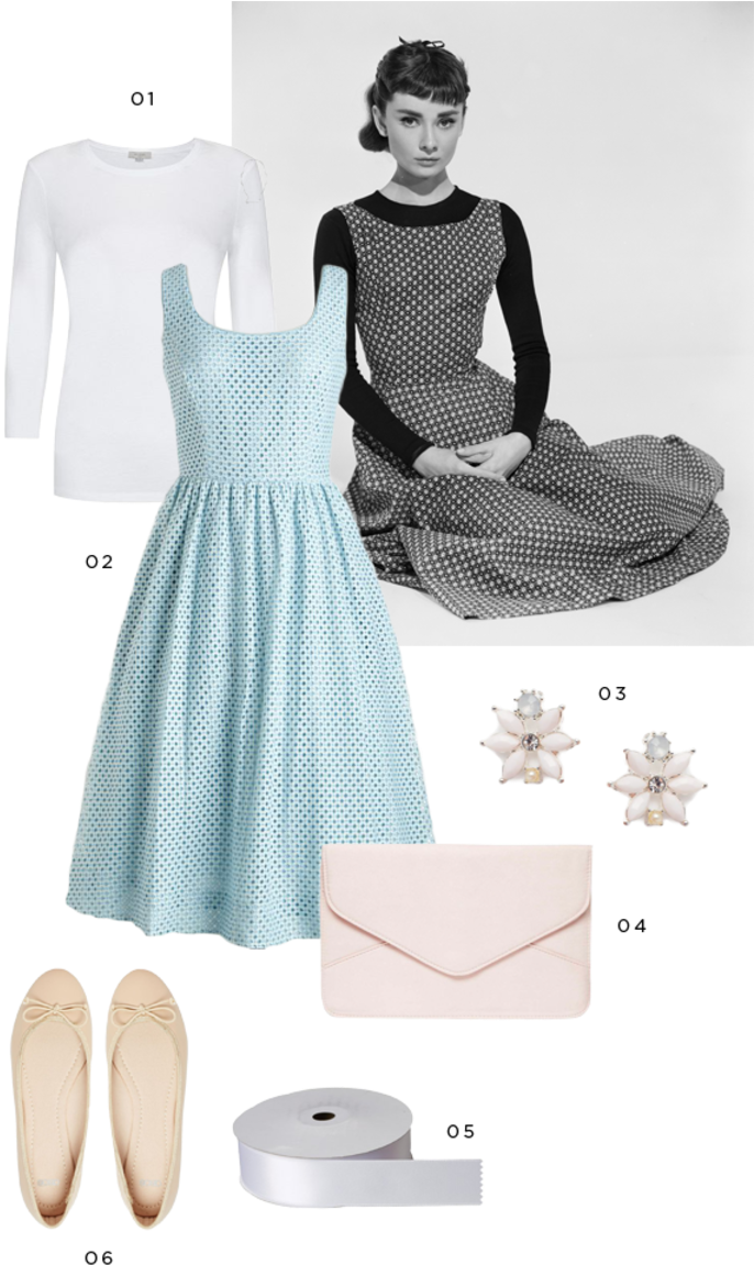 Audrey Hepburn Style Icon Vintage Retro Elegant Ladylike - Audrey Hepburn Outfit Ideas (744x1200), Png Download