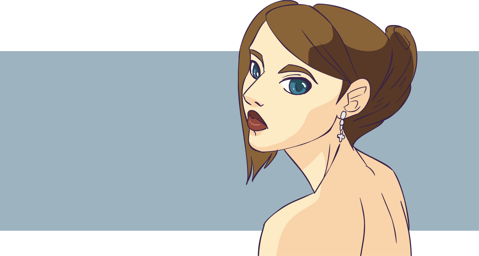 Elise Boudreau - Cartoon (1600x856), Png Download