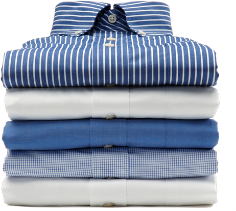 1set - Folded Shirts (500x427), Png Download