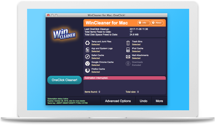 Wincleaner Mac Screen - Macintosh (730x520), Png Download