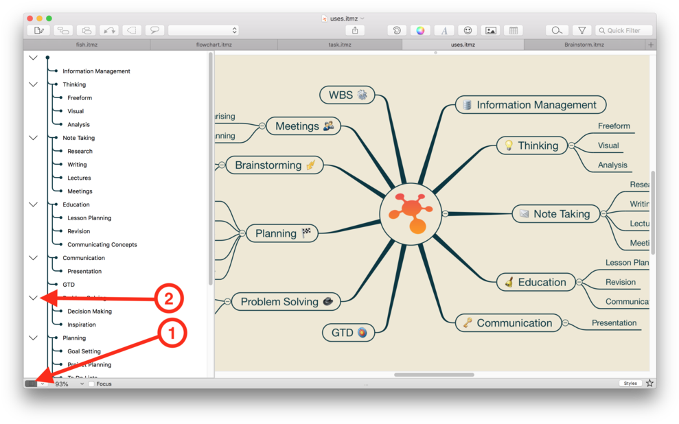 Screen Shot 2018 05 14 At - Ithoughts Maps (1000x625), Png Download