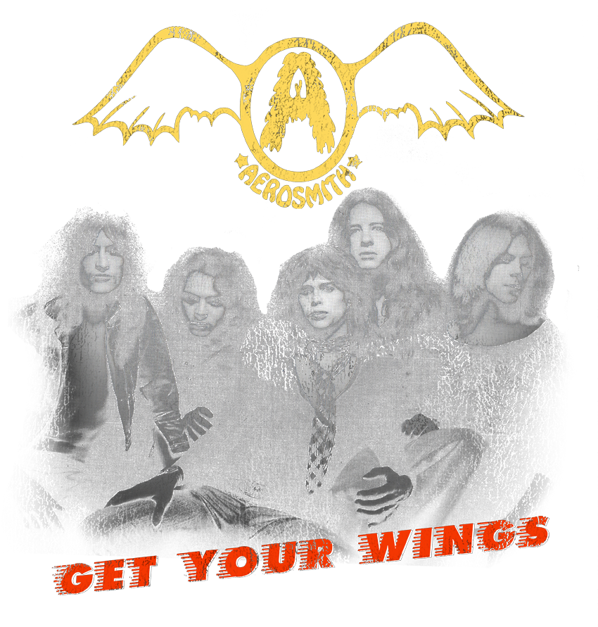 Aerosmith Get Your Wings Men's Regular Fit T-shirt - Aerosmith (850x891), Png Download
