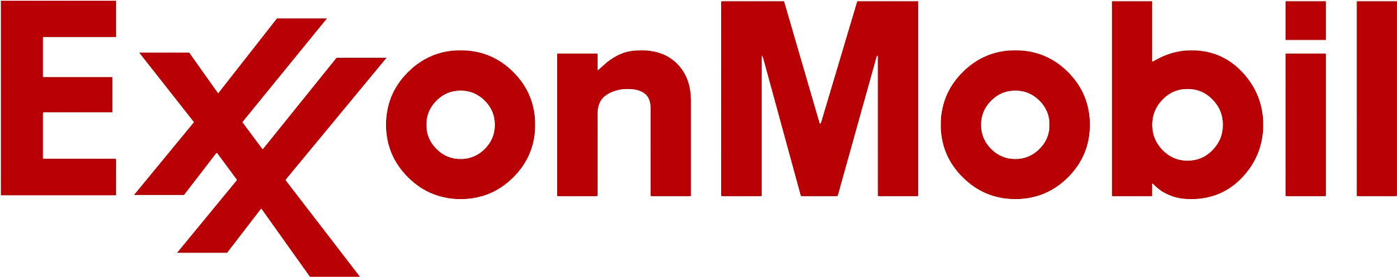 Exxon Mobil Logo Transparent - Exxon Mobil Logo Png (2598x1417), Png Download