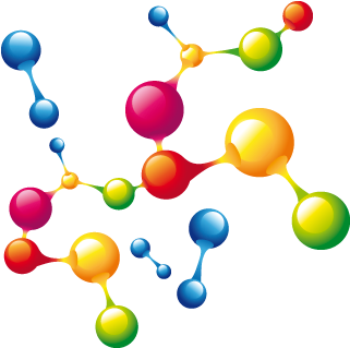 Molecules Clipart Pharma - Molecules Png (360x360), Png Download