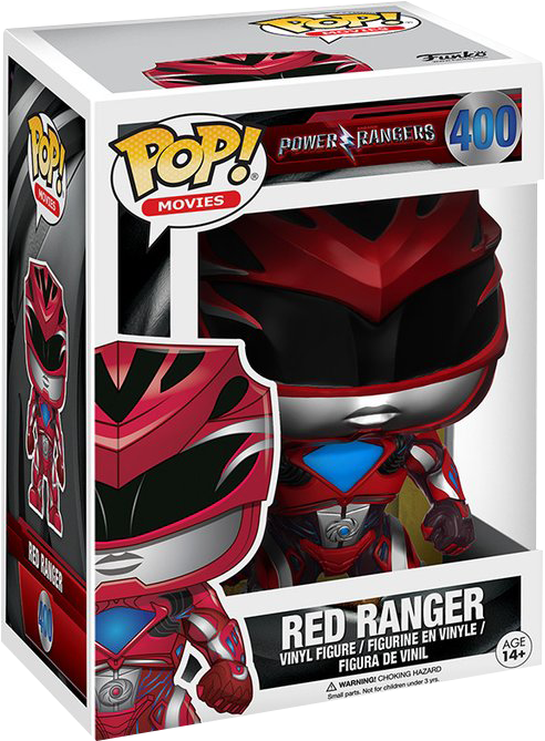 Power Rangers-red Ranger Vinyl 400 - Funko Pop Power Rangers (502x685), Png Download