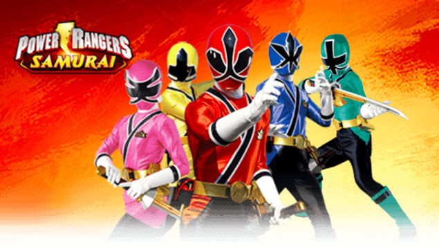 22) Samurai - De Power Rangers Samurais (635x357), Png Download