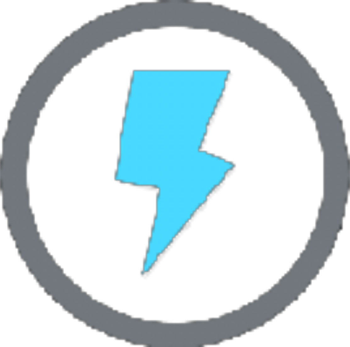 The Skill Is Ready When The Lightning Bolt Is Blue - 40 Speed Limit Sign (1113x1104), Png Download