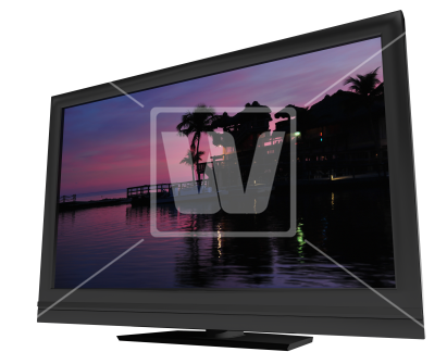 Tropical Place On Tv - Television (550x366), Png Download