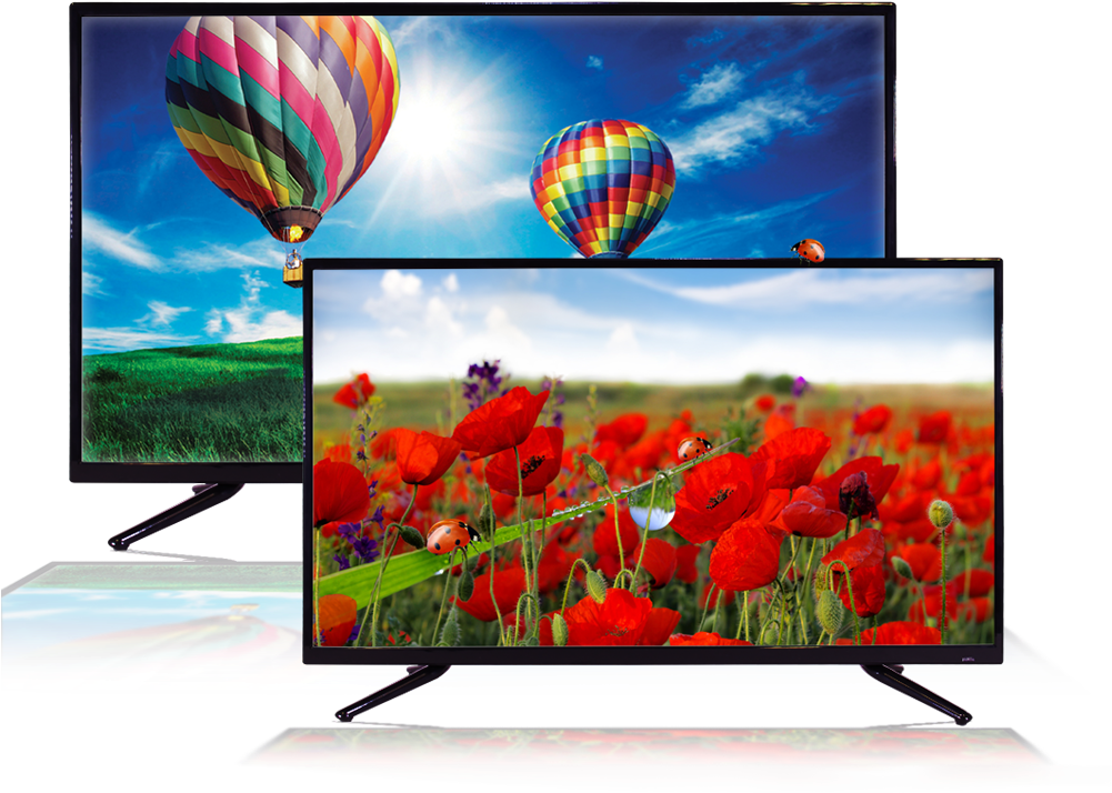 The New 32″ & 43″ Led Tvs - 32 Led Tv Png (1000x800), Png Download