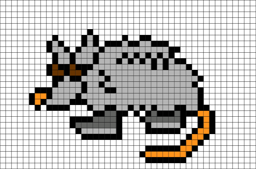 Opossum (880x581), Png Download