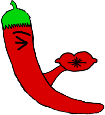 Chili Peppers Clip Art Clipart Pie Cliparts - Clip Art (347x380), Png Download