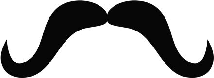 Mustache Png Image - Portable Network Graphics (500x246), Png Download