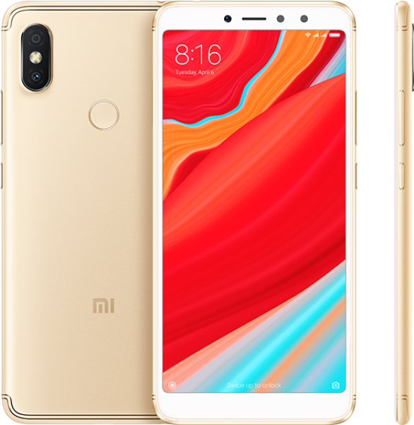 Colours - Gold - Redmi Y2 4gb Ram (600x600), Png Download