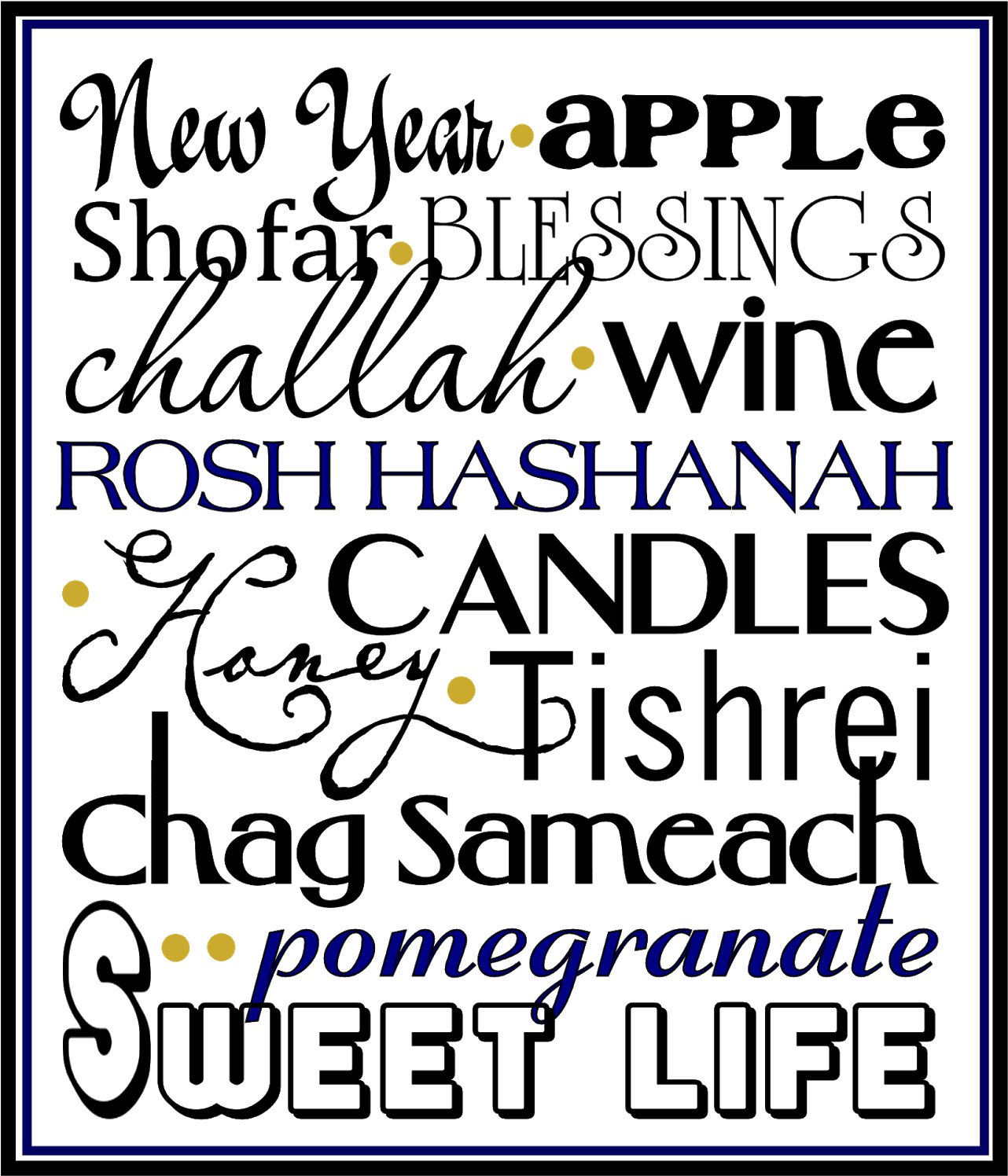 Rosh Hashanah Subway Art Printable - Family Quotes And Sayings (1414x1600), Png Download
