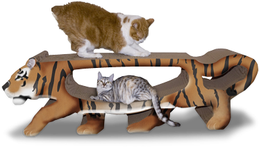 Imperial Cat Scratch Tiger (410x410), Png Download