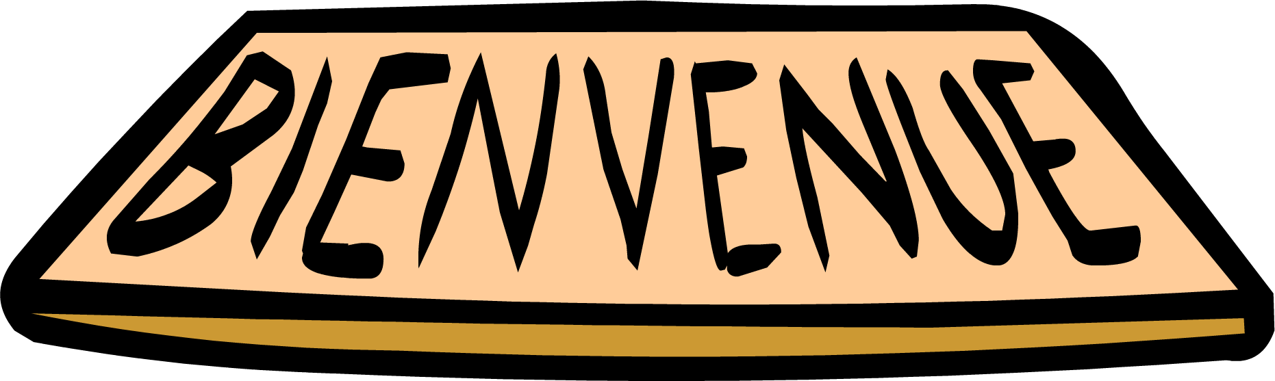 Welcome Mat Icon Fr (1862x557), Png Download