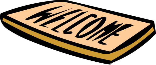 Welcome Mat Sprite 002 - Door Mats (640x270), Png Download