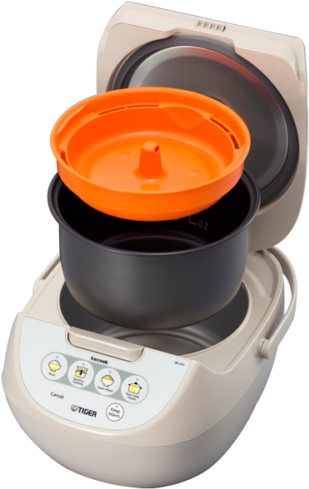 Start Slideshowstop Slideshow - Tiger 5.5 Cup Electric Rice Cooker/multi-cooker, White (500x500), Png Download