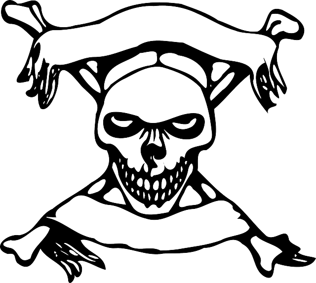 Gambar Tengkorak (640x573), Png Download