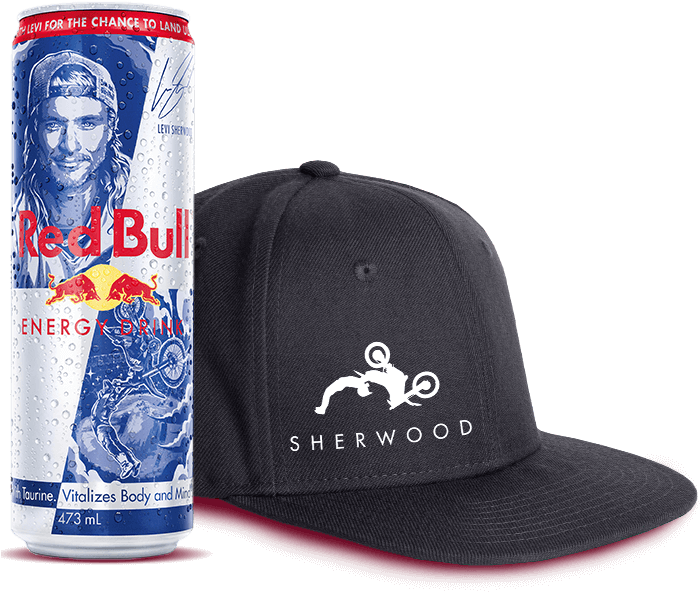 1 X Levi Sherwood Can - Red Bull Energy Drink, 250 Ml (pack (703x705), Png Download
