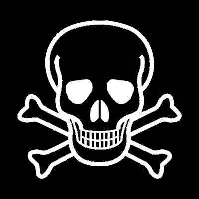 Pretty Photos Of Skull And Crossbones Mandujano Blog - White Skull And Crossbones Png (400x400), Png Download