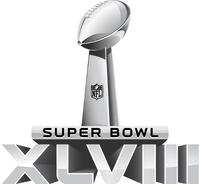 Printable Super Bowl 48 Logo Printable Version - Super Bowl 2018 Roman Numerals (400x368), Png Download