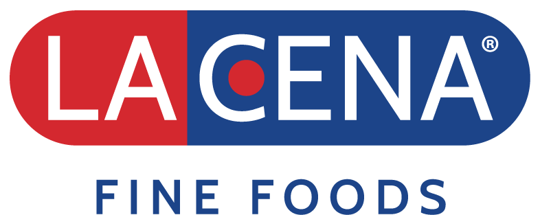 Lacena-bluetext - La Cena Foods (786x313), Png Download