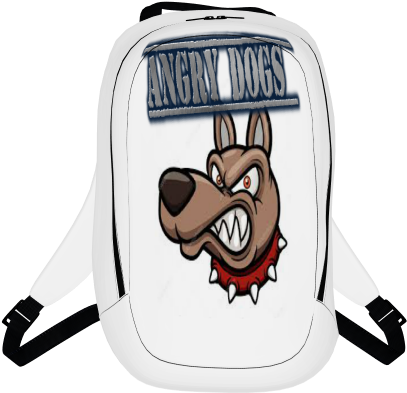 Angry Dogs Merch - Backpack (590x590), Png Download