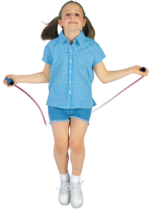 Jumprope - Girl (303x424), Png Download