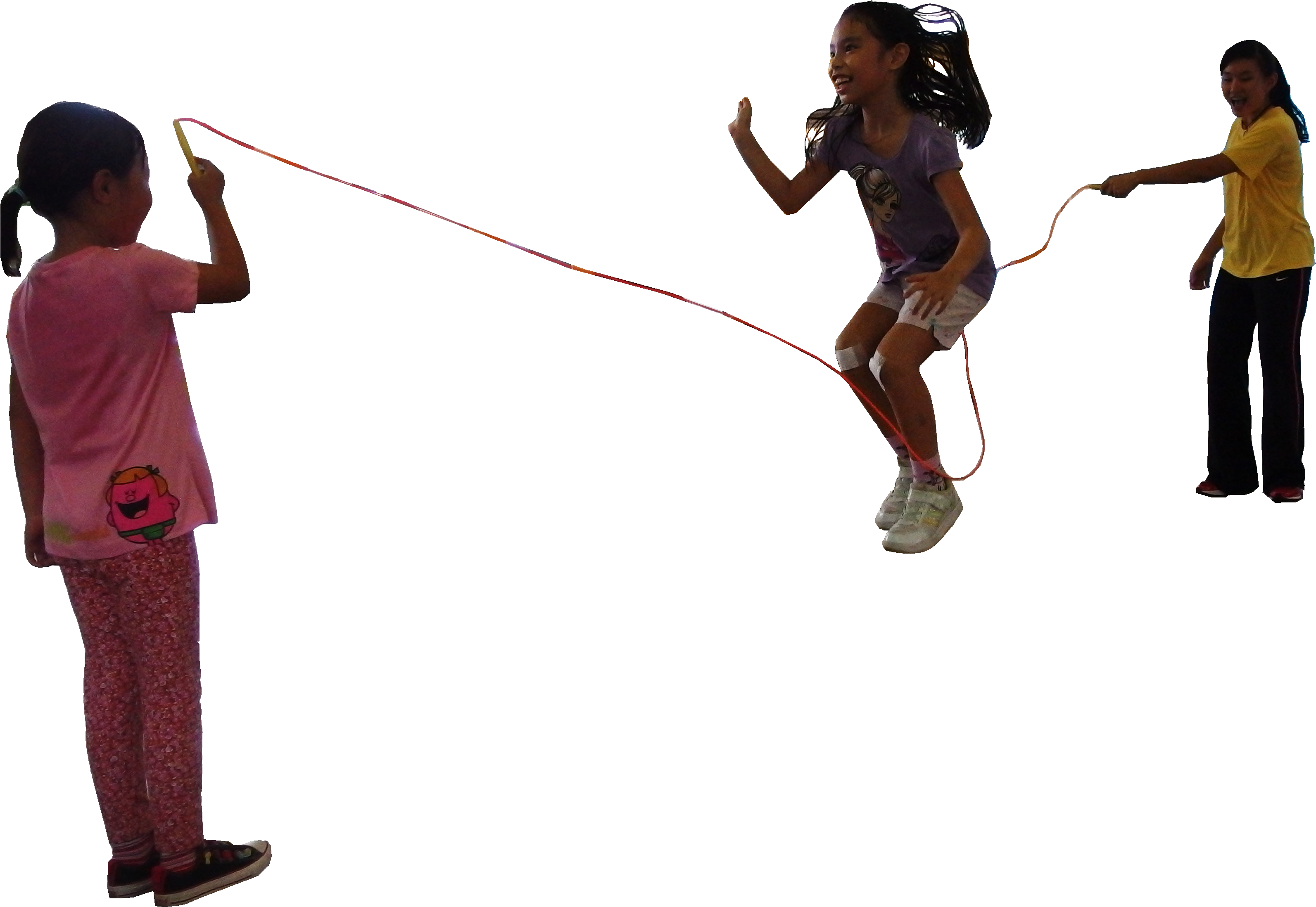 Long Rope Game - Kids Jumping Rope Png (3968x2976), Png Download