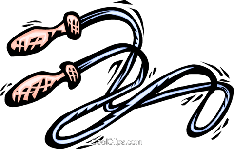 Skipping Rope Royalty Free Vector Clip Art Illustration - Clip Art Skipping Rope (480x306), Png Download