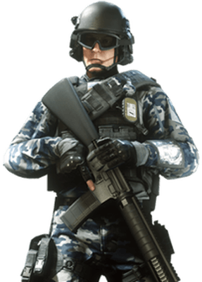 Battlefield Hardline Warrior - Battlefield Hardline Operator (400x400), Png Download