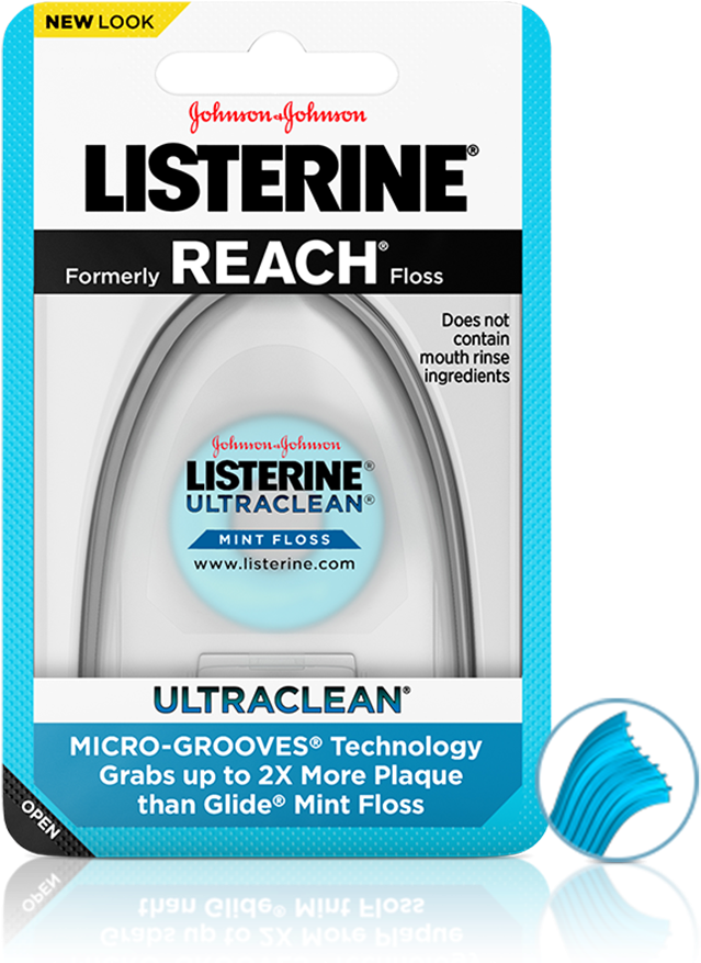Listerine® Ultraclean® Floss - Listerine Floss (930x930), Png Download