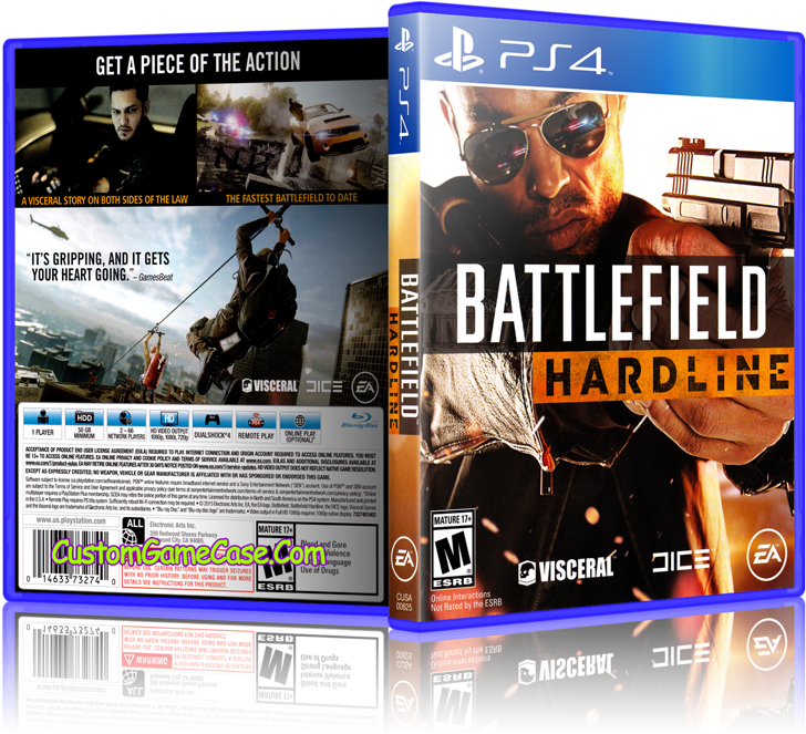 Sony Playstation 4 Ps4 - Battlefield Hardline Ps4 Cover (800x685), Png Download