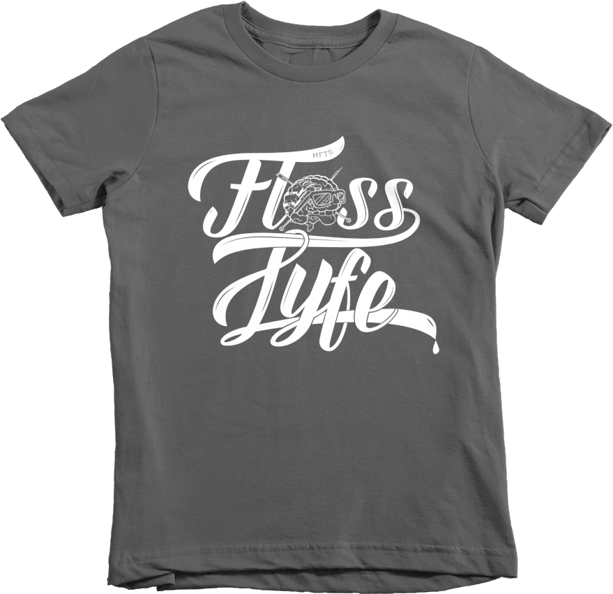Toddlers Tshirt Flosslyfe Black Toddlers Tshirt Flosslyfe (1000x1000), Png Download