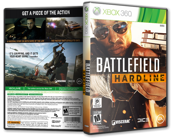 Battlefield Hardline Cover Xbox - Battlefield Hardline Ps4 (639x480), Png Download