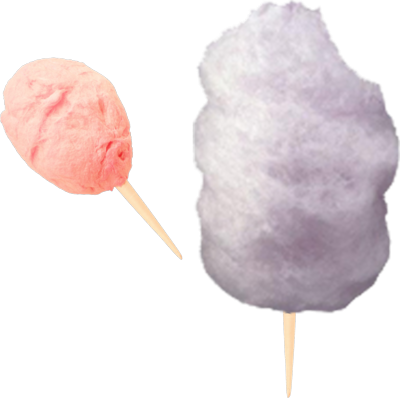 Cotton Candy Transparent Background (400x398), Png Download