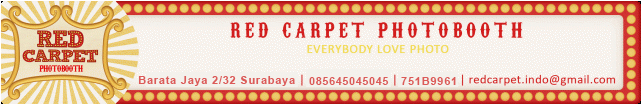 Red Carpet Photobooth Surabaya - Carmine (640x250), Png Download