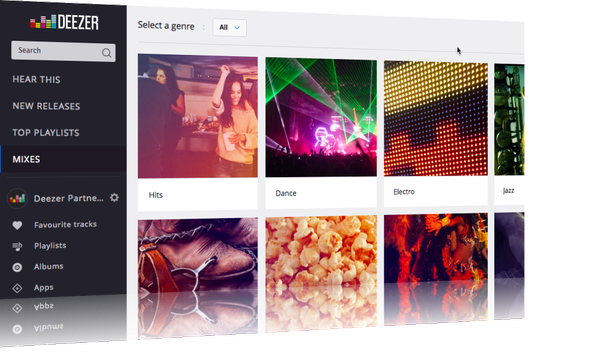 Deezer On Pinterest - Deezer Mixes (599x359), Png Download