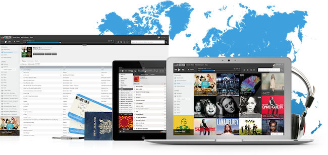 Music Streaming Site Deezer Eyes Indonesian Market, - World Map - Black And Grey Poster 36 X 24in (650x308), Png Download