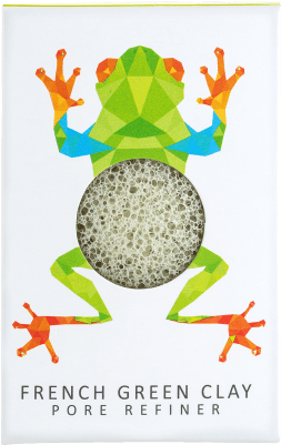 Rainforest Tree Frog Mini Green Sponge - Konjac Sponge French Green Clay (400x400), Png Download