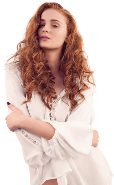 Sophie Turner By Dusan Reljin - Sophie Turner (375x600), Png Download