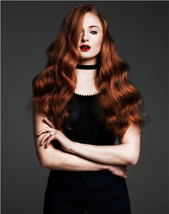 Horizontal Template2 - Sophie Turner (965x720), Png Download