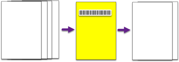 Barcode Separation Pages - Barcode (650x306), Png Download
